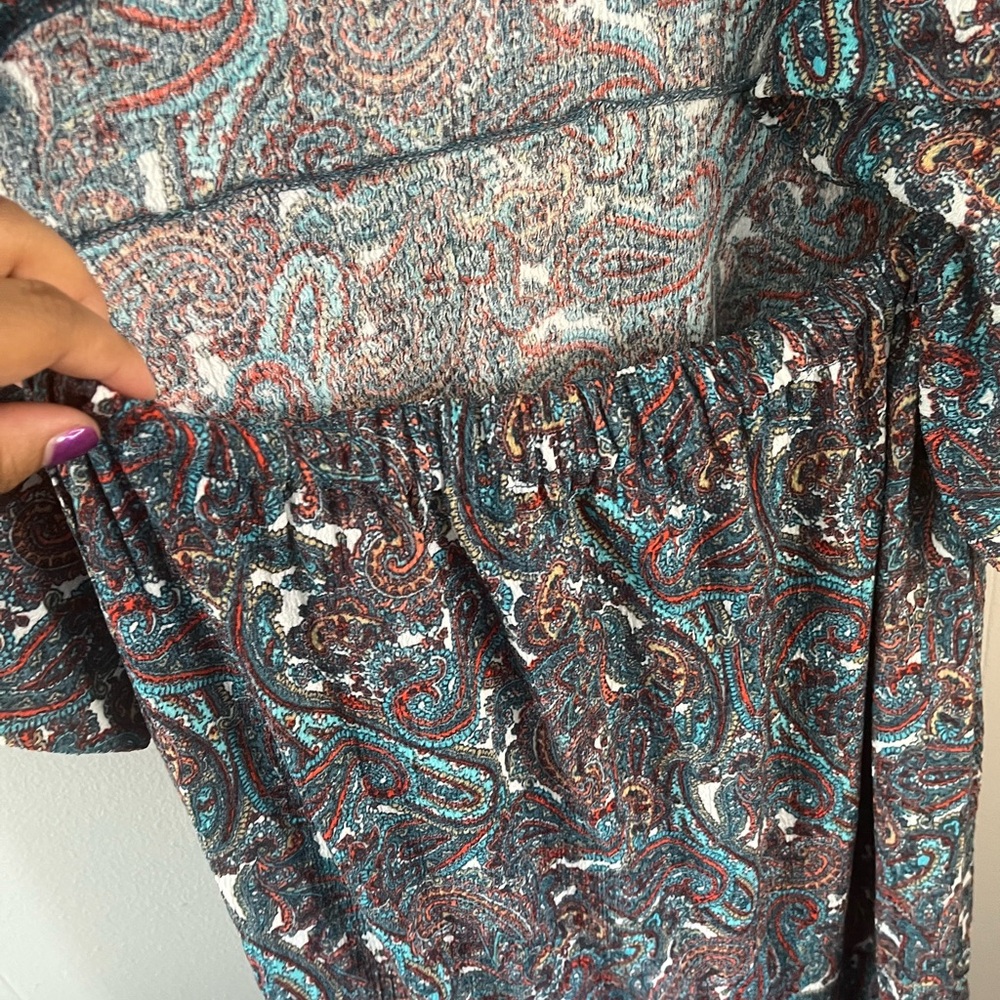 Micheal Kors Elegant Paisley Print Dress NWT - Picture 9 of 13